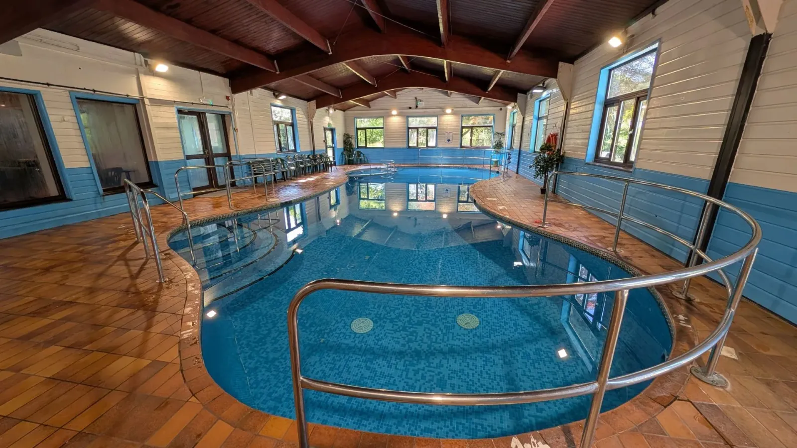 Indoor heated swimming pool at Tolroy Manor